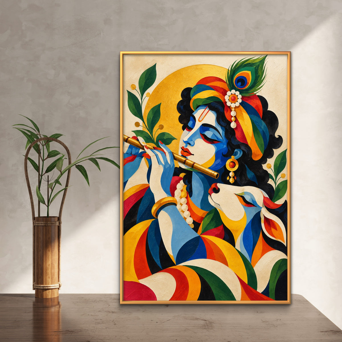 Radha Krishna Premium Canvas Painting - Buy Online | Decor By Neon