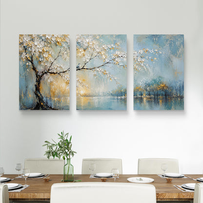 Set of 3 Abstract Art Premium Canvas Painting