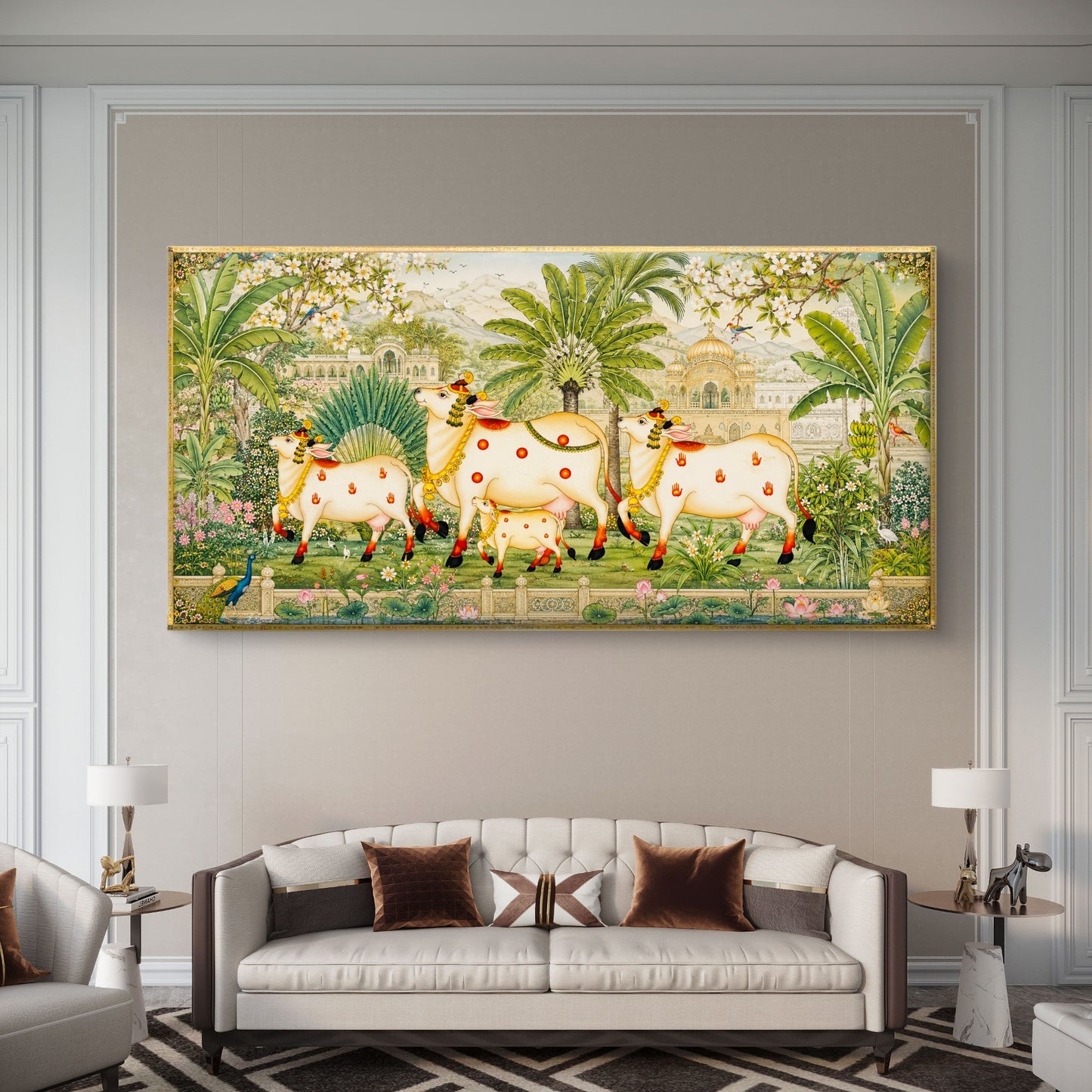 Traditional Pichwai Shrinathji Premium Canvas Painting - Buy Online | Decor By Neon