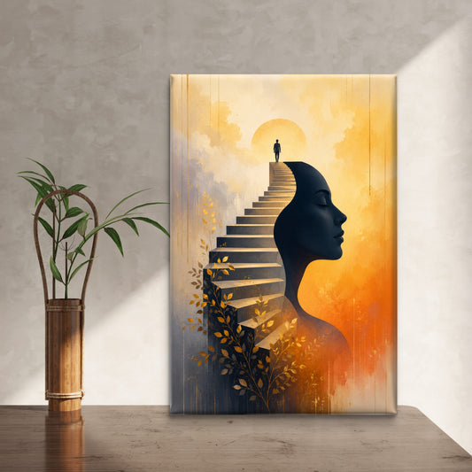 Modern Interiors Portrait Premium Canvas Painting - Premium Wall Art | Decor By Neon