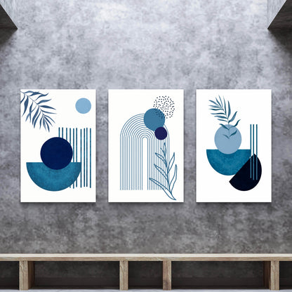 Set of 3 Abstract Art Premium Canvas Painting