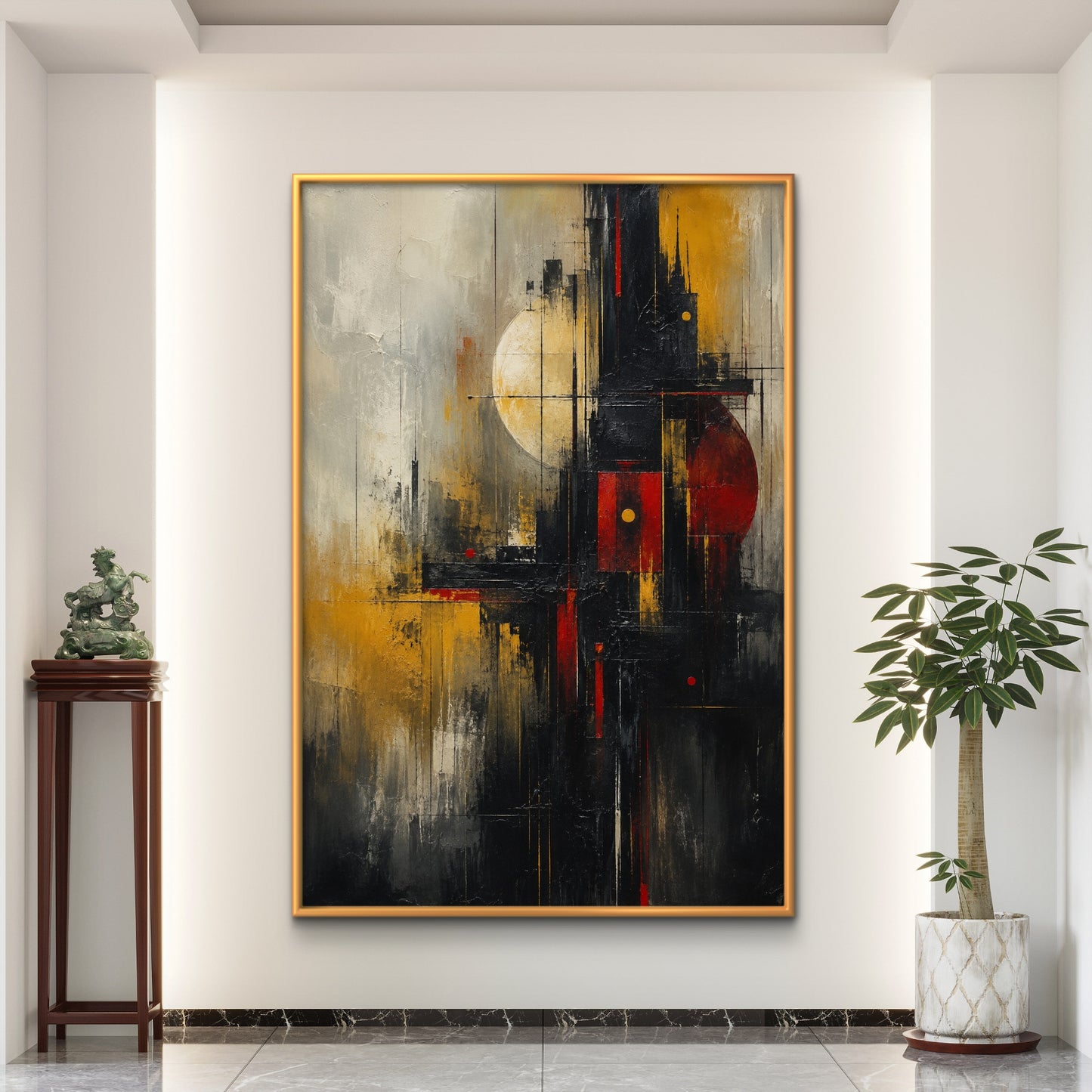 Abstract Art Premium Canvas Painting - Buy Online | Decor By Neon