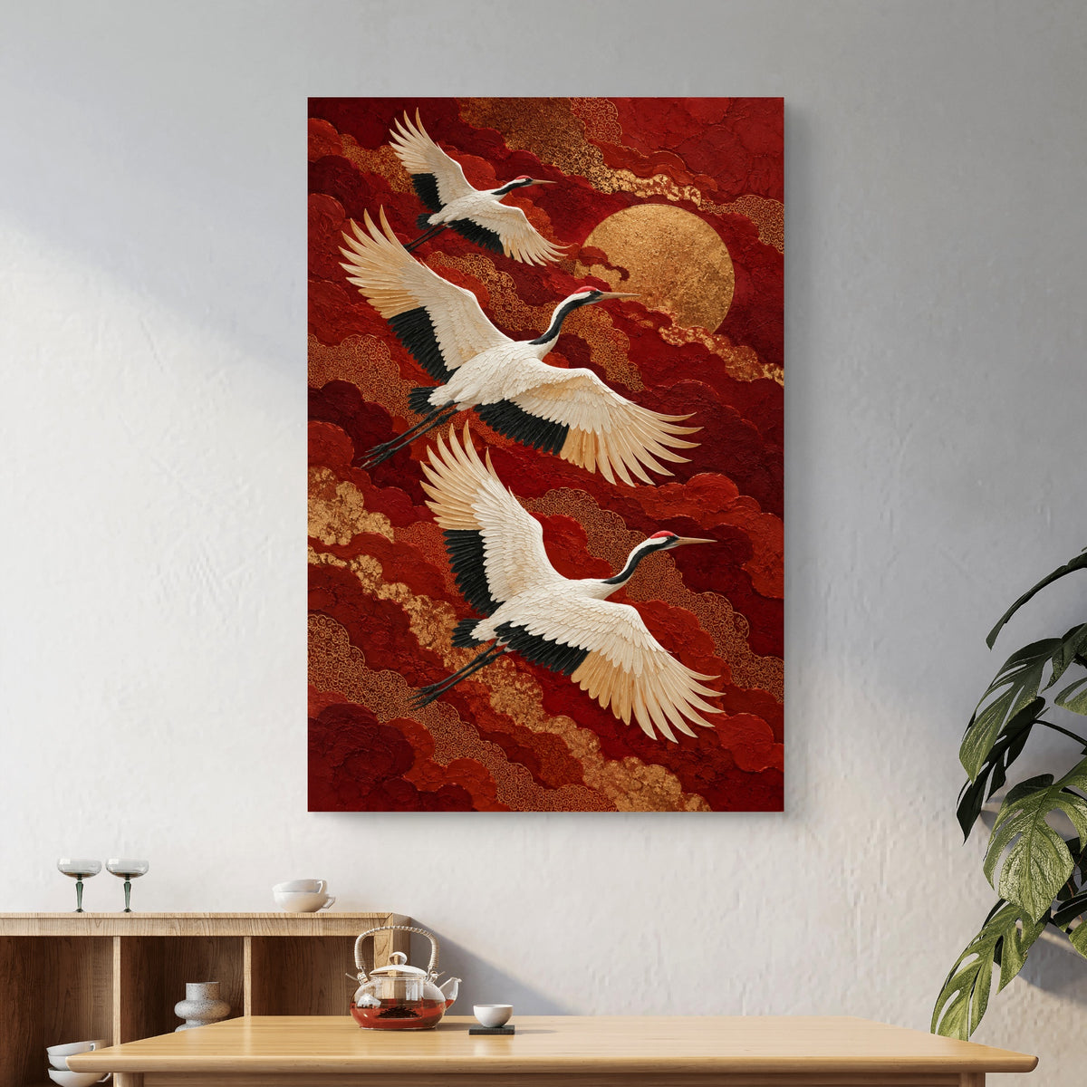 Modern Interiors Portrait Premium Canvas Painting - Buy Online | Decor By Neon
