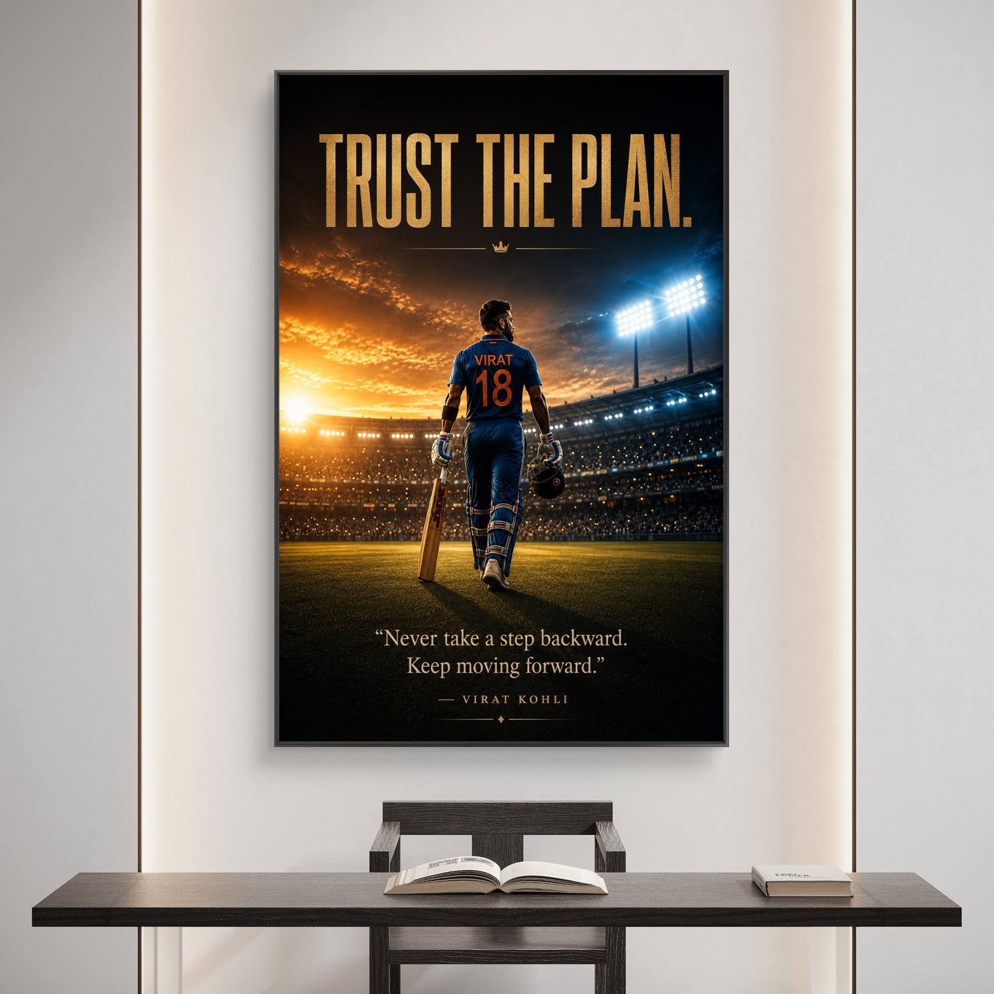 Virat Kohli  Premium Canvas Painting - Buy Online | Decor By Neon