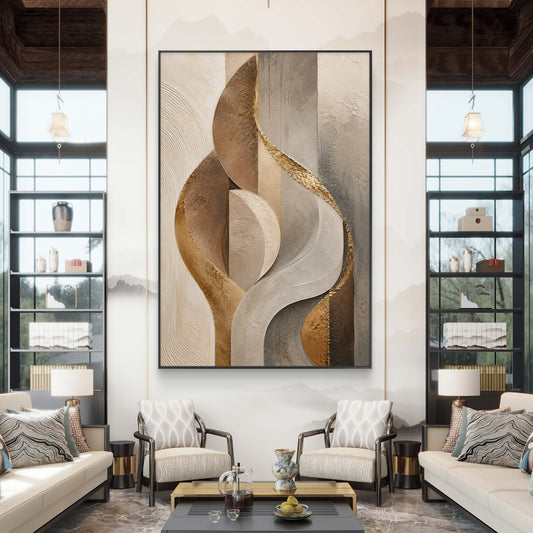 Luxury Neutral Premium Canvas Painting - Canvas Wall Art | Decor By Neon