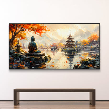 Lord Buddha Premium Canvas Painting