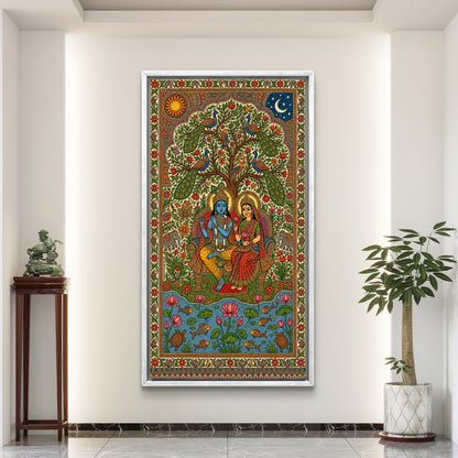Radha Krishna Premium Canvas Painting