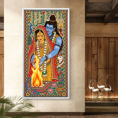 Lord Shiva Premium Canvas Painting
