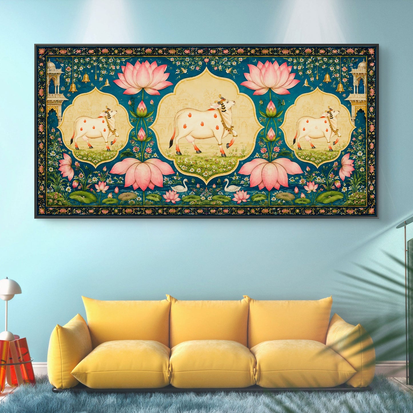 Traditional Pichwai Shrinathji Premium Canvas Painting - Buy Online | Decor By Neon