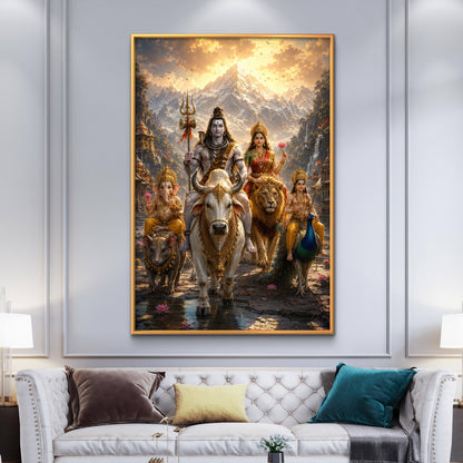 Lord Shiva Premium Canvas Painting