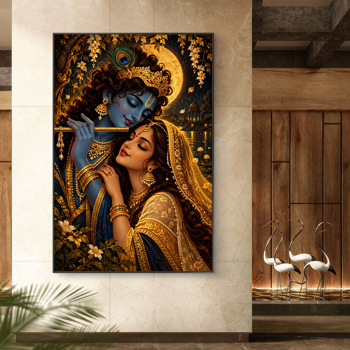 Radha Krishna Premium Canvas Painting - Buy Online | Decor By Neon