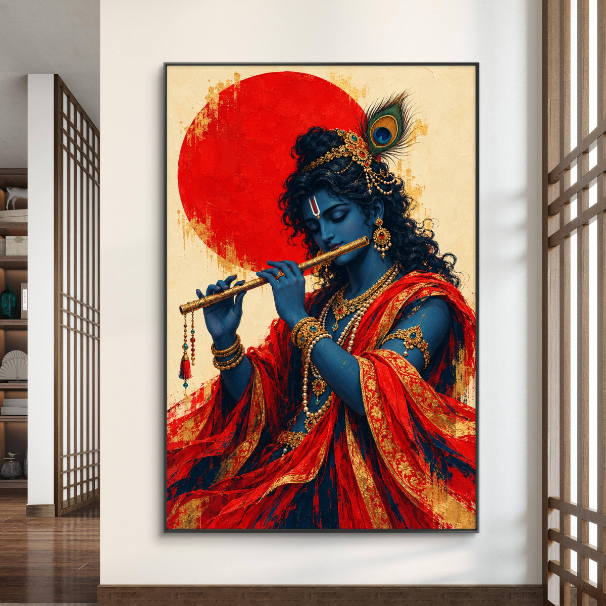 Lord Krishna Premium Canvas Painting - Buy Online | Decor By Neon