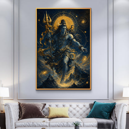 Lord Shiva Premium Canvas Painting