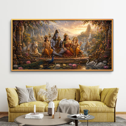 Lord Shiva Premium Canvas Painting
