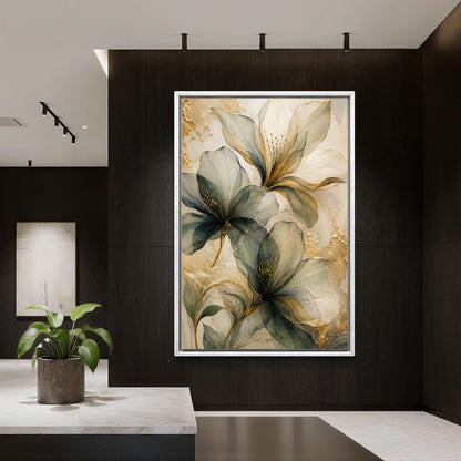 Botanical Luxury Premium Canvas Painting