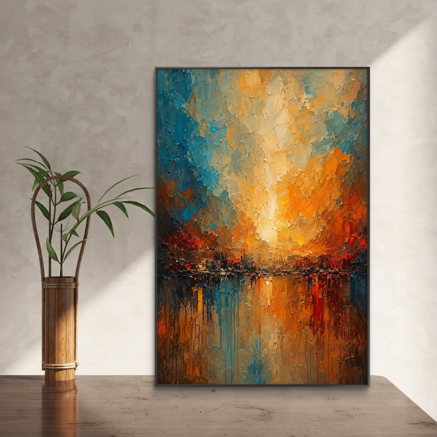 Abstract Art Premium Canvas Painting - Buy Online | Decor By Neon