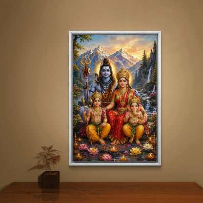 Lord Shiva Premium Canvas Painting