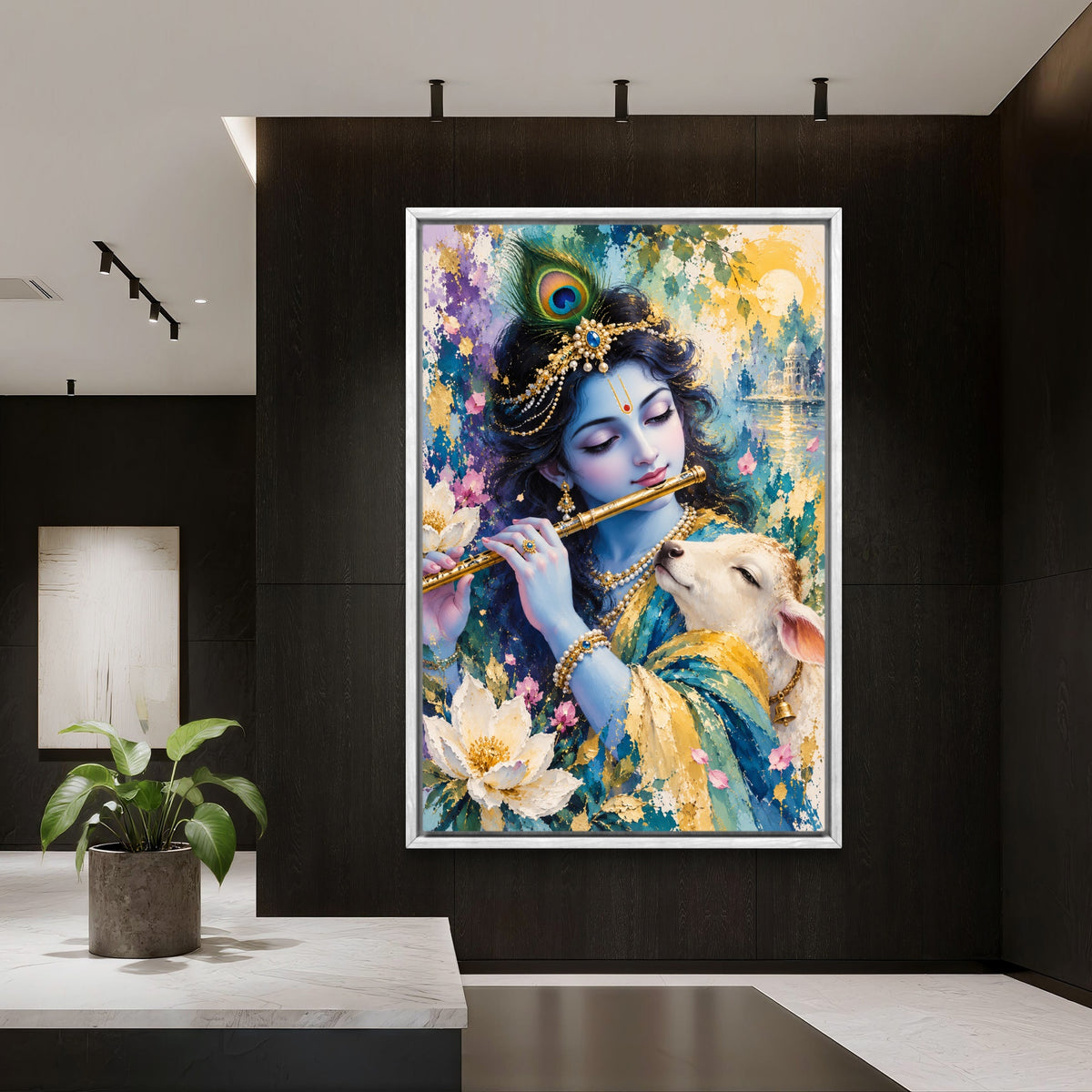 Radha Krishna Premium Canvas Painting - Buy Online | Decor By Neon