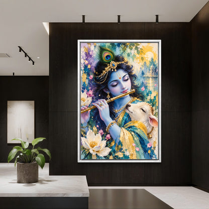 Radha Krishna Premium Canvas Painting