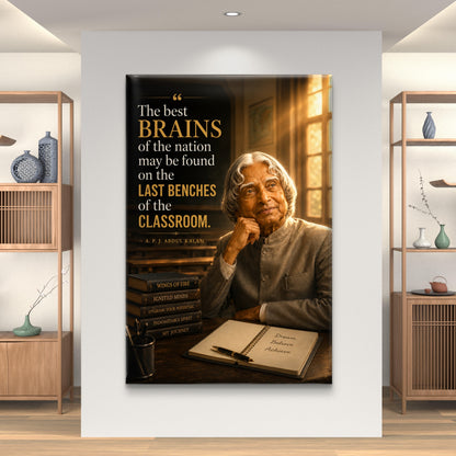 APJ Abdul Kalam Premium Canvas Painting