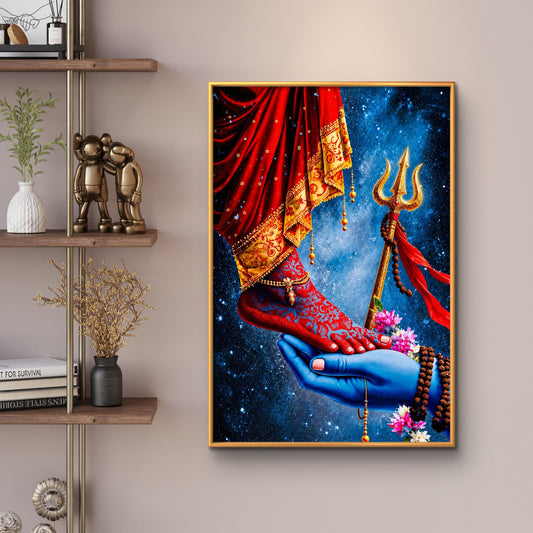 Lord Shiva Premium Canvas Painting - Premium Wall Art | Decor By Neon