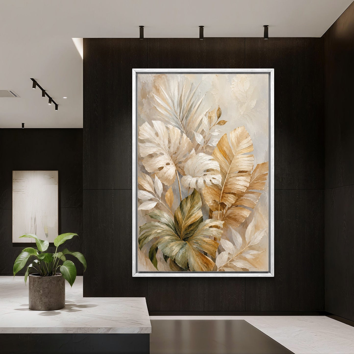 Botanical Luxury Premium Canvas Painting - Buy Online | Decor By Neon