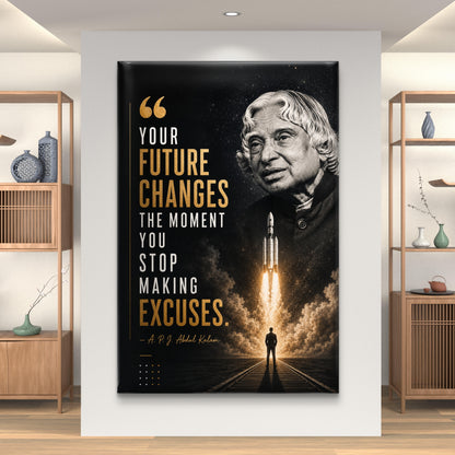 APJ Abdul Kalam Premium Canvas Painting