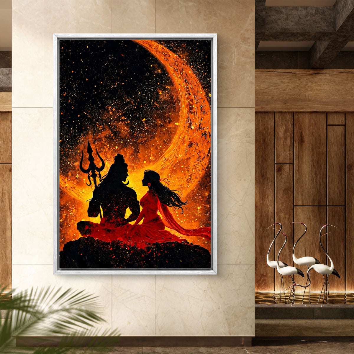Lord Shiva Premium Canvas Painting - Buy Online | Decor By Neon