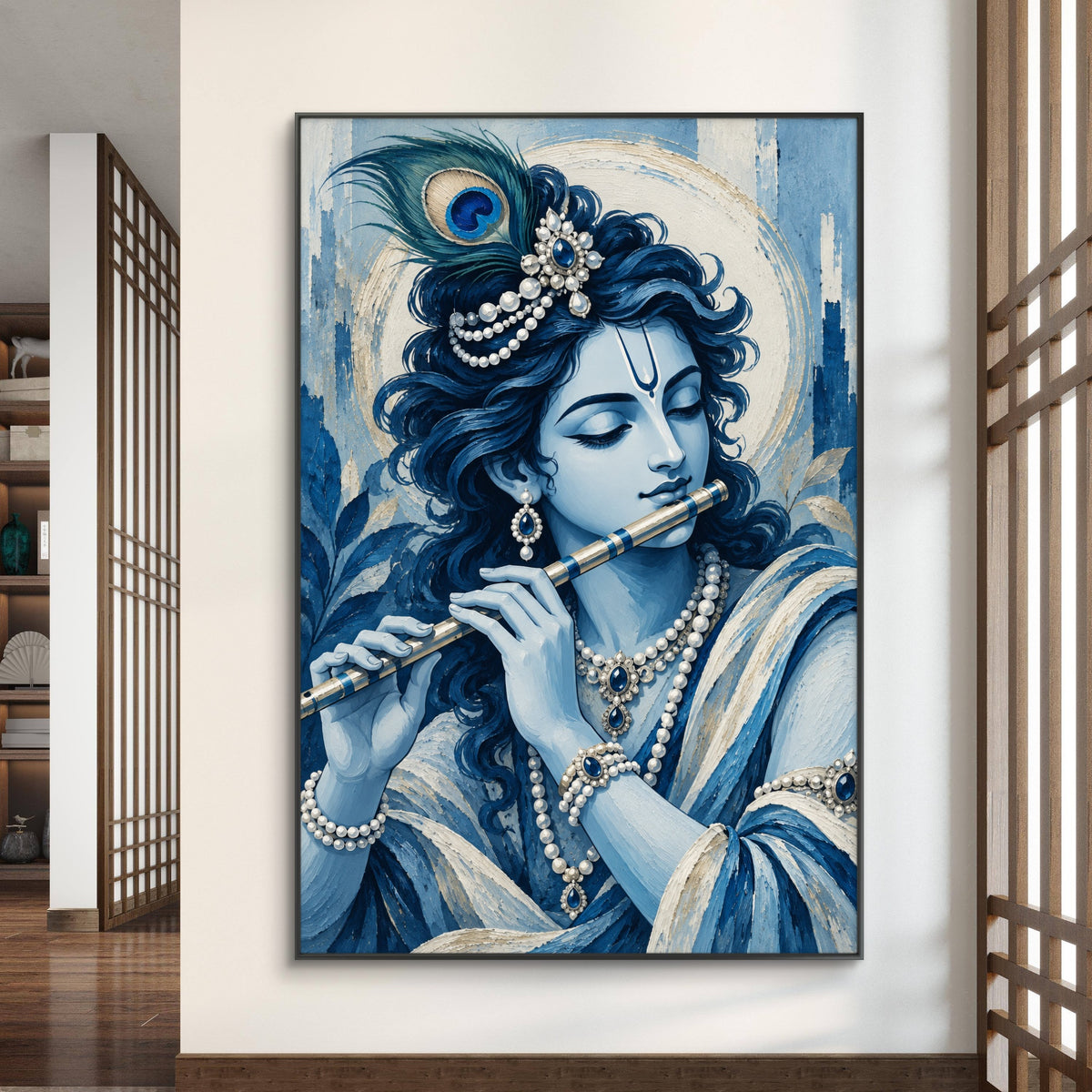 Lord Krishna Premium Canvas Painting - Buy Online | Decor By Neon