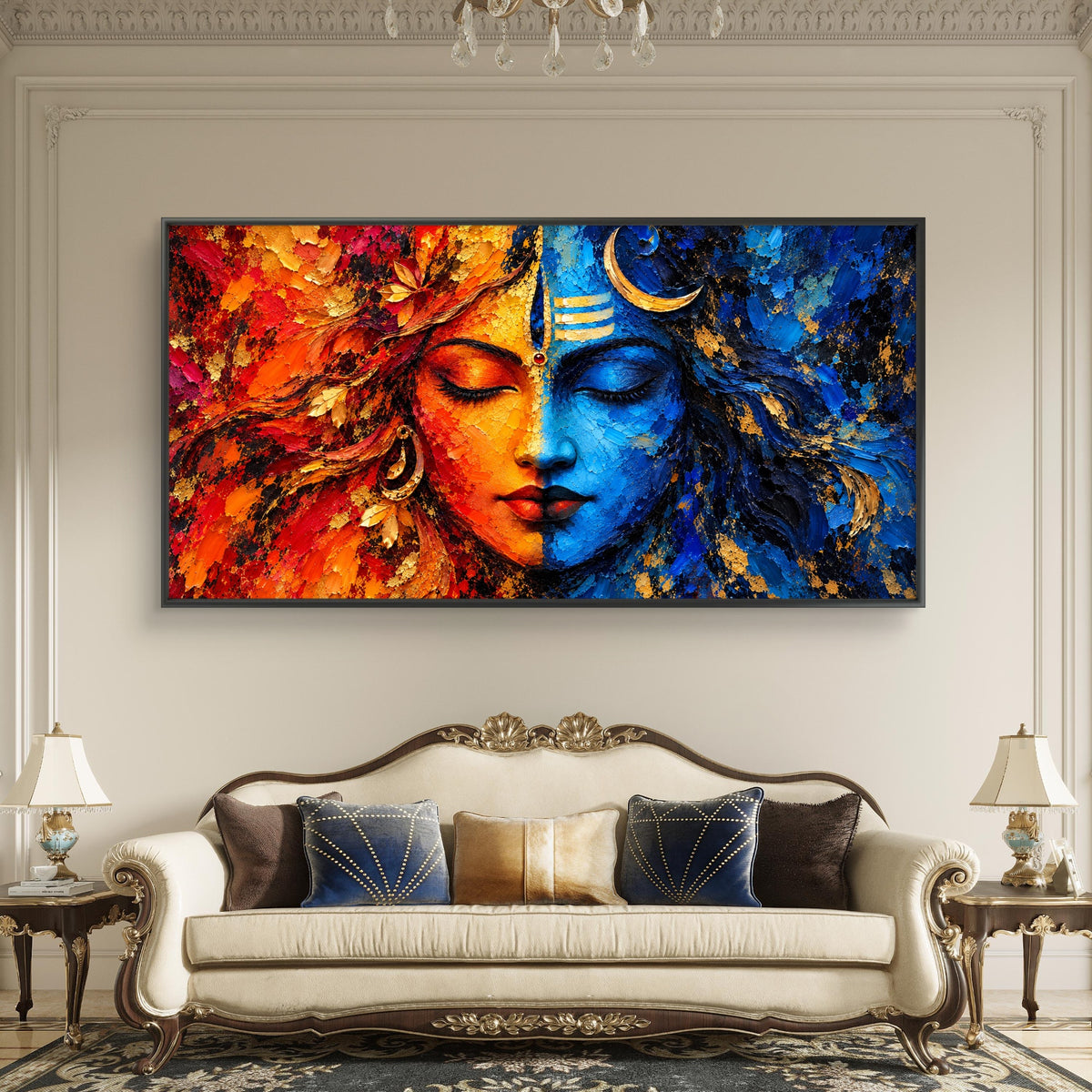 Lord Shiva Premium Canvas Painting - Buy Online | Decor By Neon