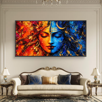 Lord Shiva Premium Canvas Painting