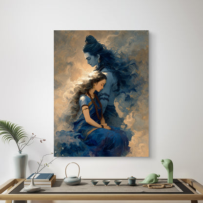 Lord Shiva Premium Canvas Painting