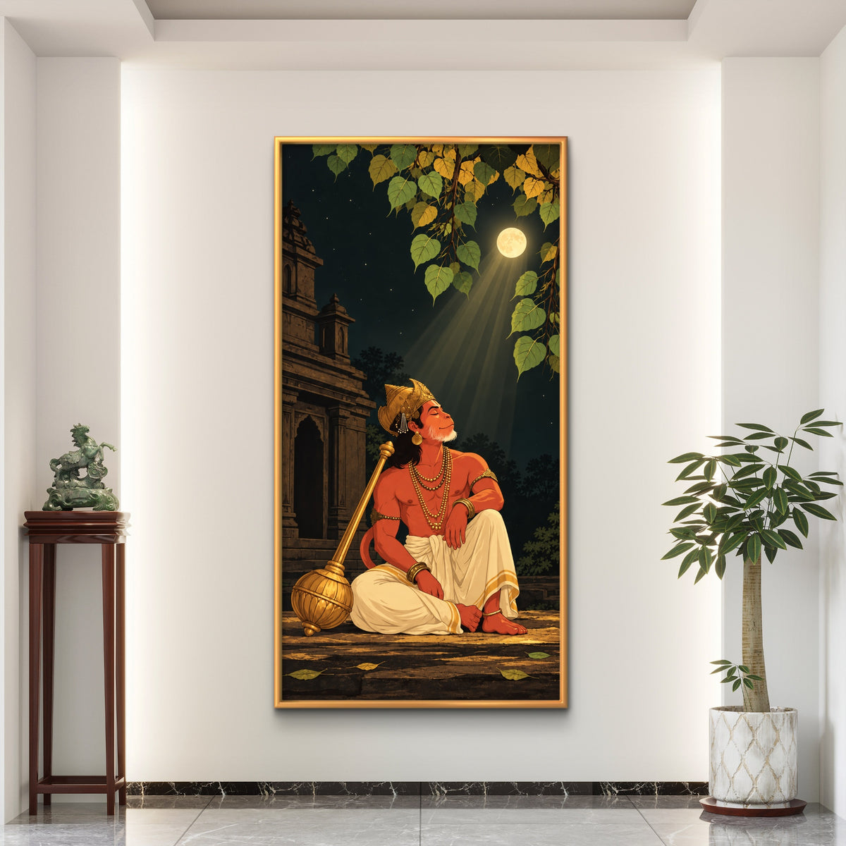 Lord Hanuman Premium Canvas Painting - Buy Online | Decor By Neon