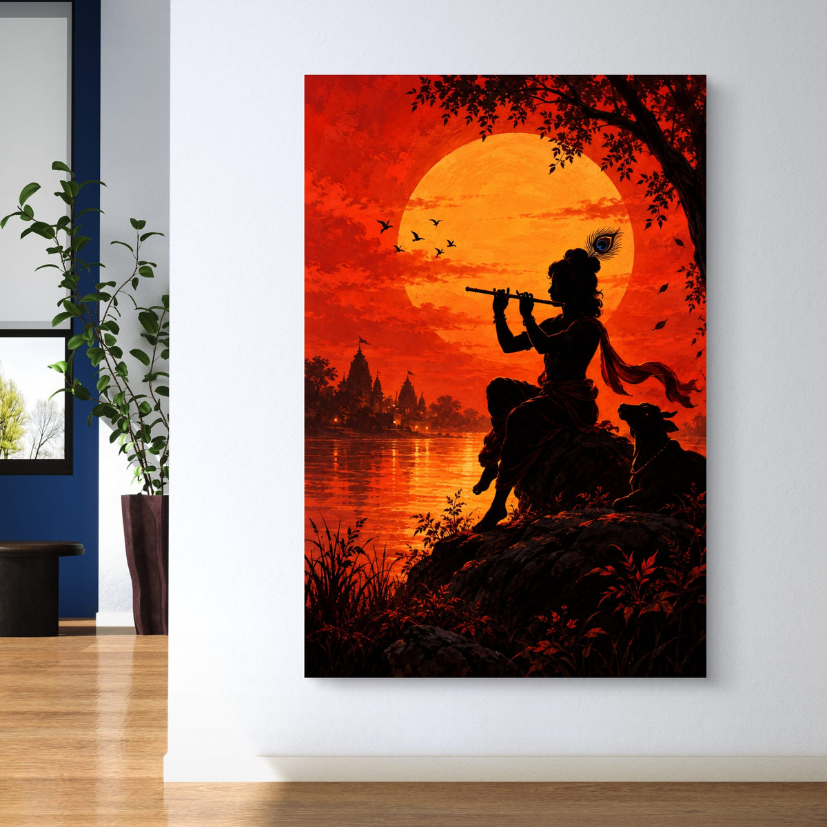 Radha Krishna Premium Canvas Painting - Buy Online | Decor By Neon
