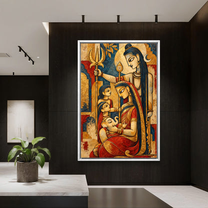 Lord Shiva Premium Canvas Painting