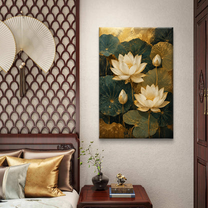 Botanical Luxury Premium Canvas Painting