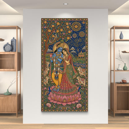 Radha Krishna Premium Canvas Painting