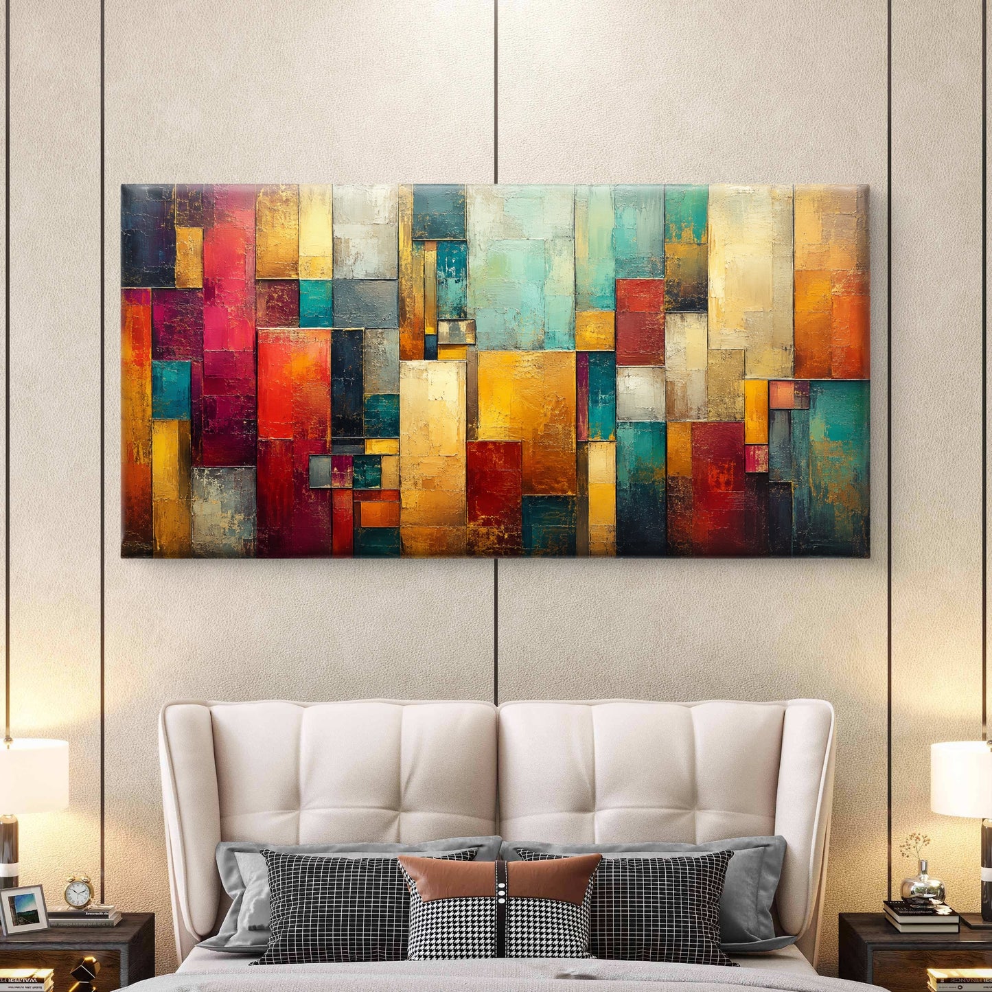 Abstract Art Premium Canvas Painting - Buy Online | Decor By Neon