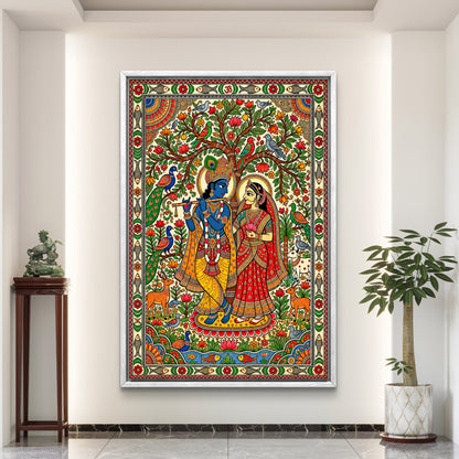 Radha Krishna Premium Canvas Painting