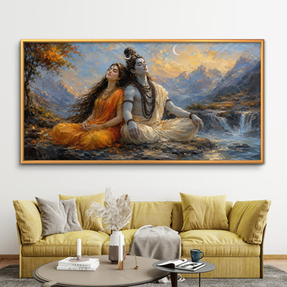 Lord Shiva Premium Canvas Painting