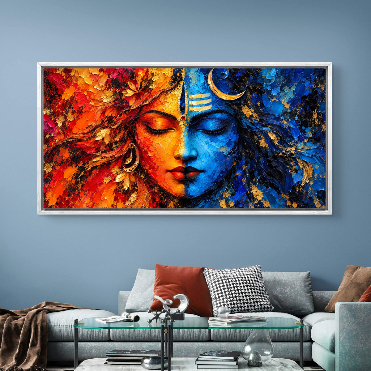 Lord Shiva Premium Canvas Painting - Buy Online | Decor By Neon