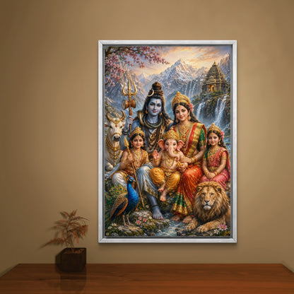 Lord Shiva Premium Canvas Painting