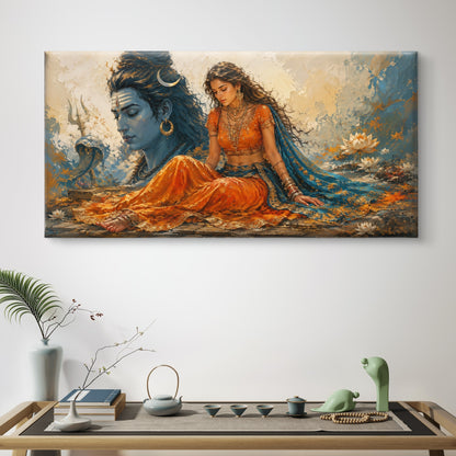 Lord Shiva Premium Canvas Painting