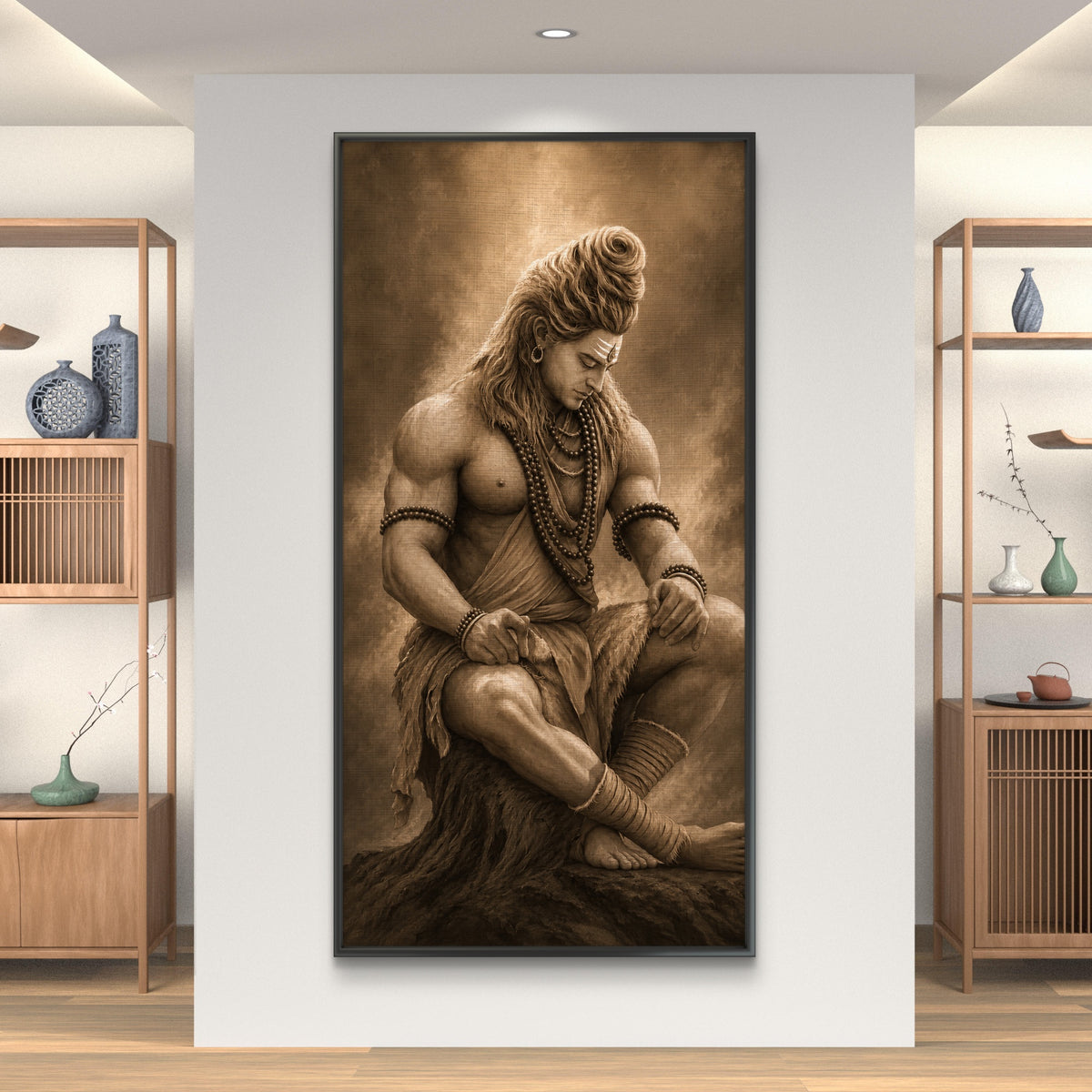 Lord Shiva Premium Canvas Painting - Buy Online | Decor By Neon