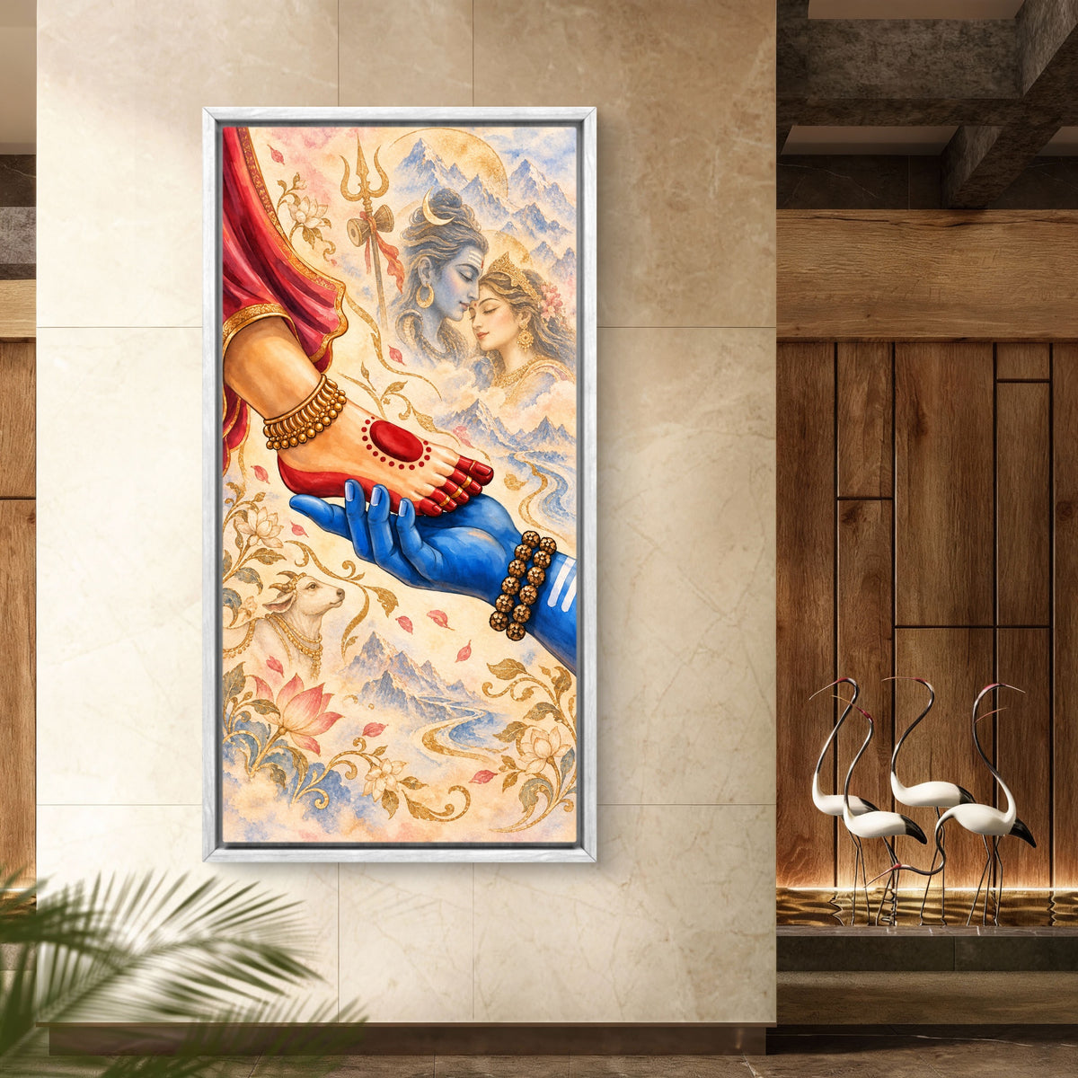 Lord Shiva Premium Canvas Painting - Buy Online | Decor By Neon