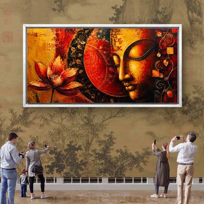 Lord Buddha Premium Canvas Painting