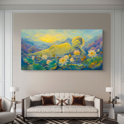 Lord Buddha Premium Canvas Painting