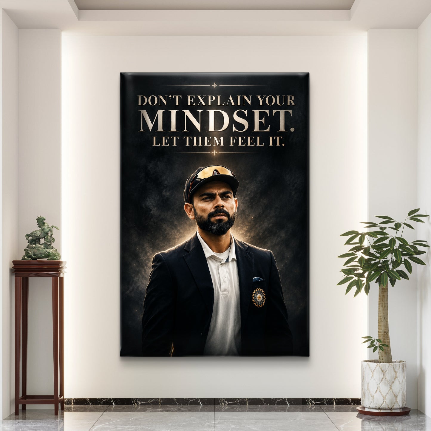 Virat Kohli  Premium Canvas Painting - Buy Online | Decor By Neon