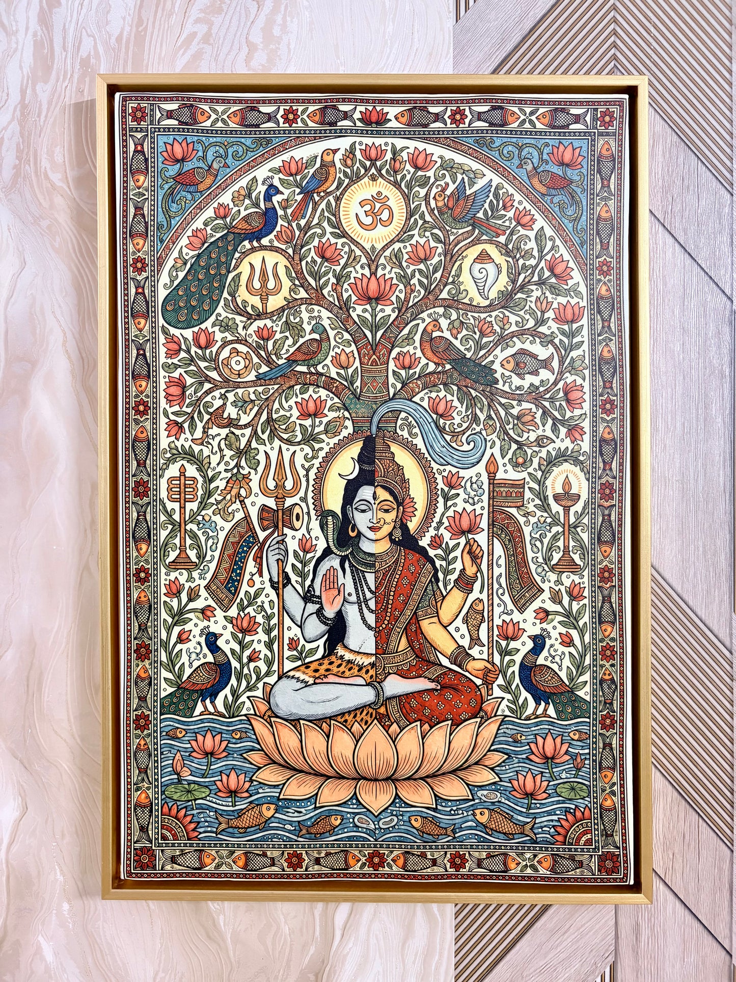 Lord Shiva Premium Canvas Painting - Buy Online | Decor By Neon