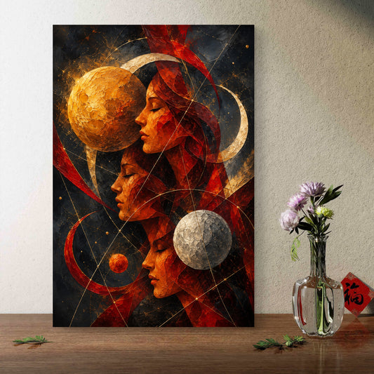 Modern Interiors Portrait Premium Canvas Painting - Premium Wall Art | Decor By Neon